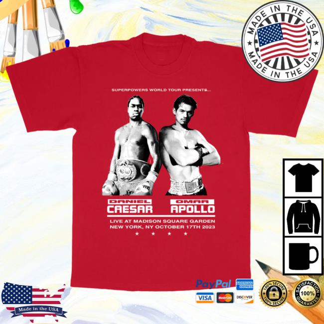 Omar Apollo Merch Superpower Red Shirt