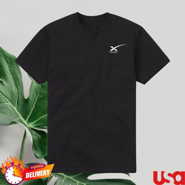 Official Spacex Store Merch Unisex Starship Flight 3 Short SleeveShirt