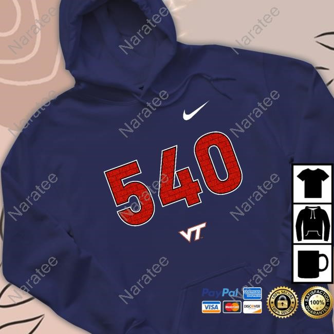 540 New Tee Virginia Tech Football 540 T Shirt Virginia Tech Football