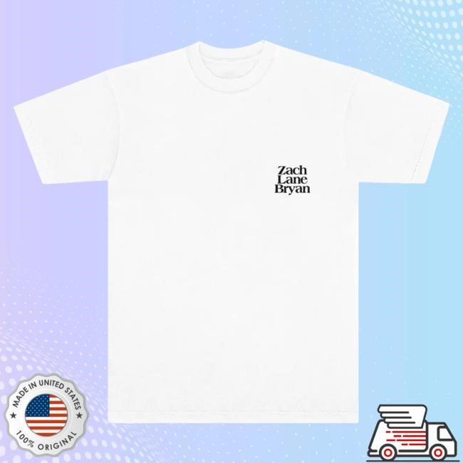 Official Zach Bryan Merch Store Shop ZB Blue Stage Photo Attractive Shirt Zach Bryan Concert Merch ZachBryan