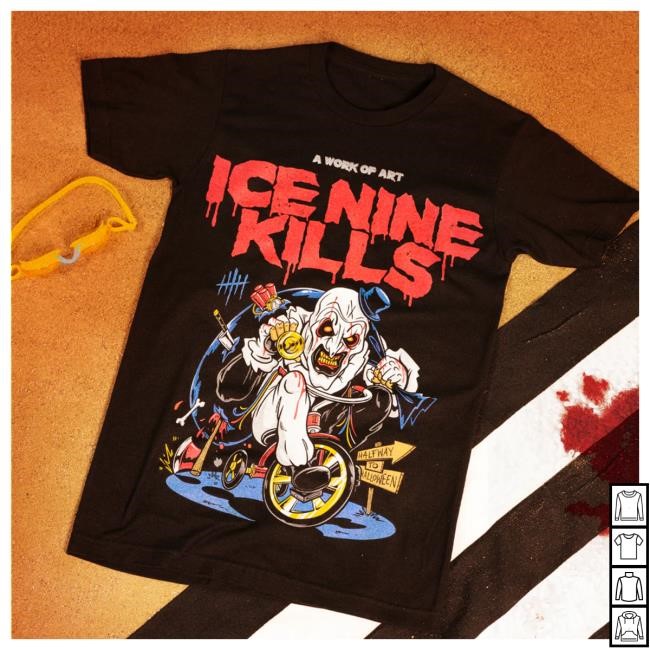 Official Ice Nine Kills Merch Store Tricycle of Torture Hot Shirt Ink Merch IceNineKills