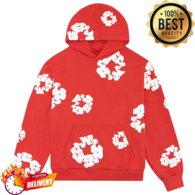 The Cotton Wreath Crewneck Sweatshirt Red