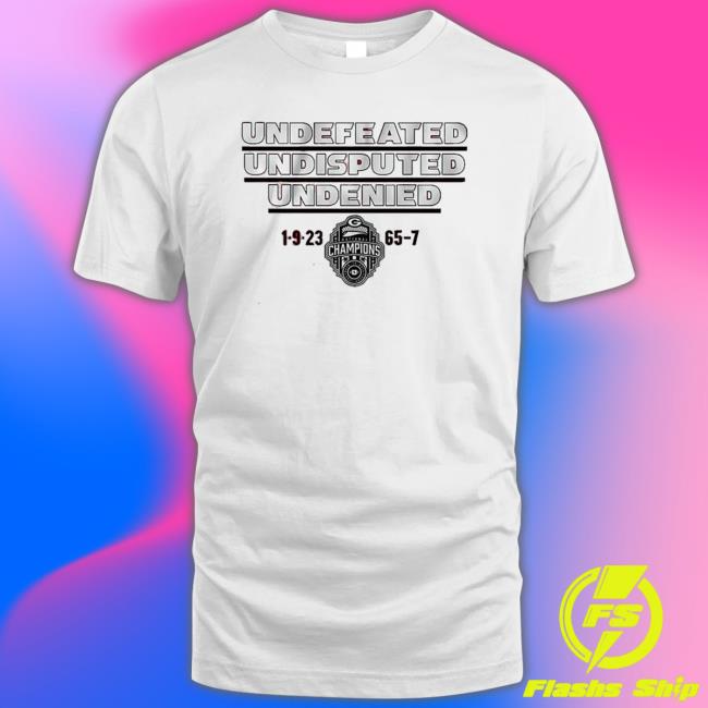 Georgia Football Undefeated Undisputed Undenied Sweatshirts