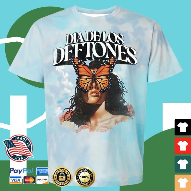 Official Deftones Merch Store Deftones DDLD '24 Tie Dye Cloud T-Shirt Deftones Shop