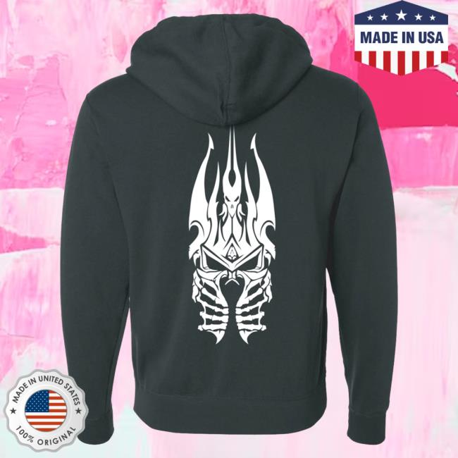 Official Blizzard Merch Store World Of Warcraft Wrath Of The Lich King Helm Pullover Hoodie