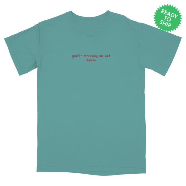 Official The Home Team Merch Store Shop You're Stressing Me Out Popover Shirt