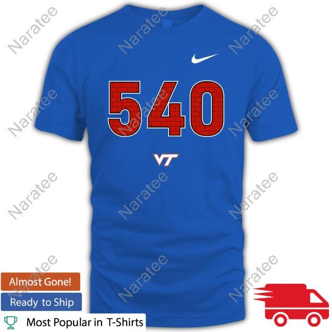 540 New Tee Virginia Tech Football 540 Tee Virginia Tech Football