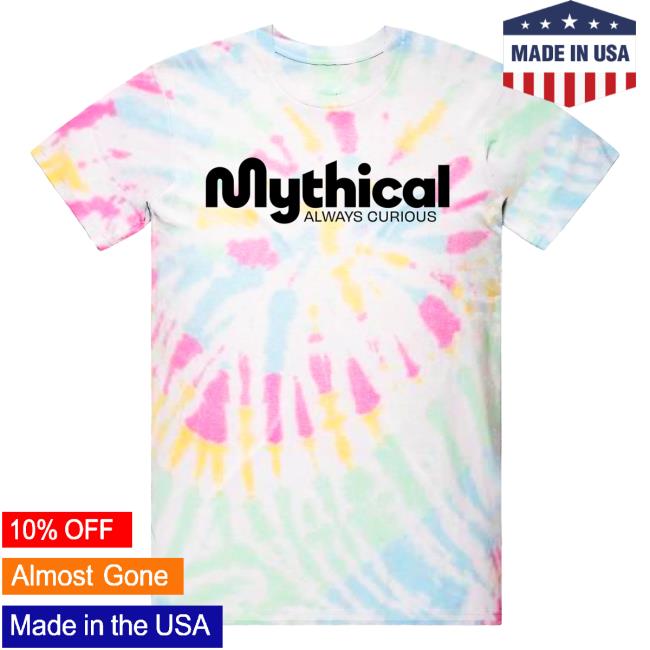 Official Good Mythical Morning Merch Always Curious Mythical Logo Shirts Tie Dye Clothing Store Shop