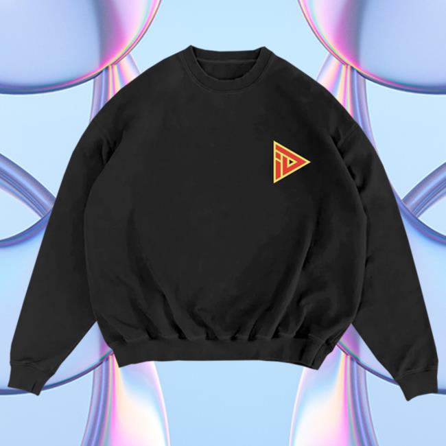 Official Interscope Records Imagine Dragons Merch Store Imagine Dragons ID Crewneck Sweatshirt Imagine Dragons Apparel Clothing Shop