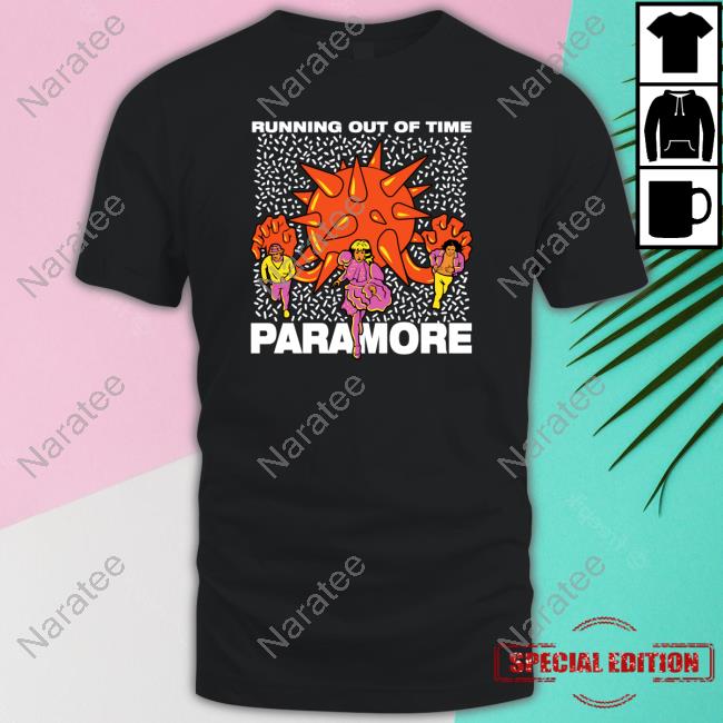 Running Out Of Time Paramore Long Sleeve T Shirt