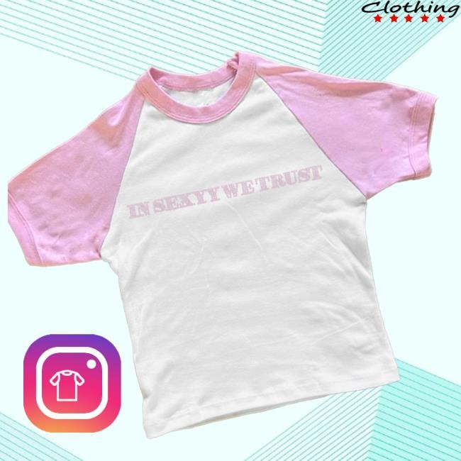 Sr 4 President | Sexyy Red Official Merch Store | In Sexyy We Trust Cropped Raglan Rhinestone Essential T Shirt Sexyy4president Shop