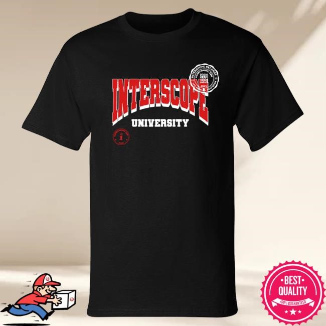 Official Interscope Red University Hot Shirt
