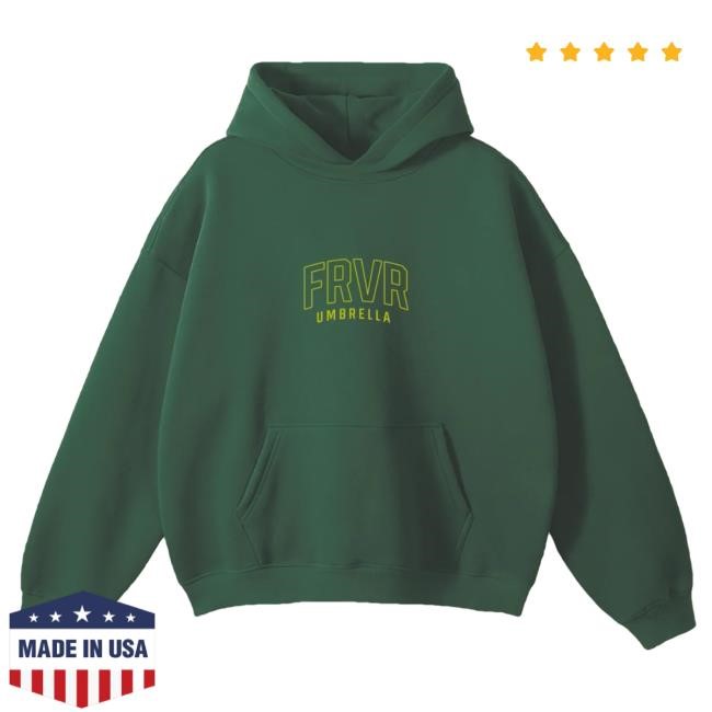 Authentic Frvr Green Hoodie Streetwear Fan Essential