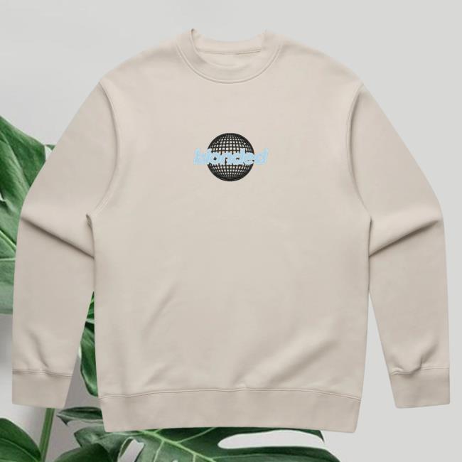 Official Cold Prints Store Merch Blonded Globe Crewneck Bone Coldprints Shop
