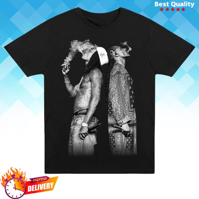 Official Wiz Khalifa X Snoop Dogg Joint Smoking Tees