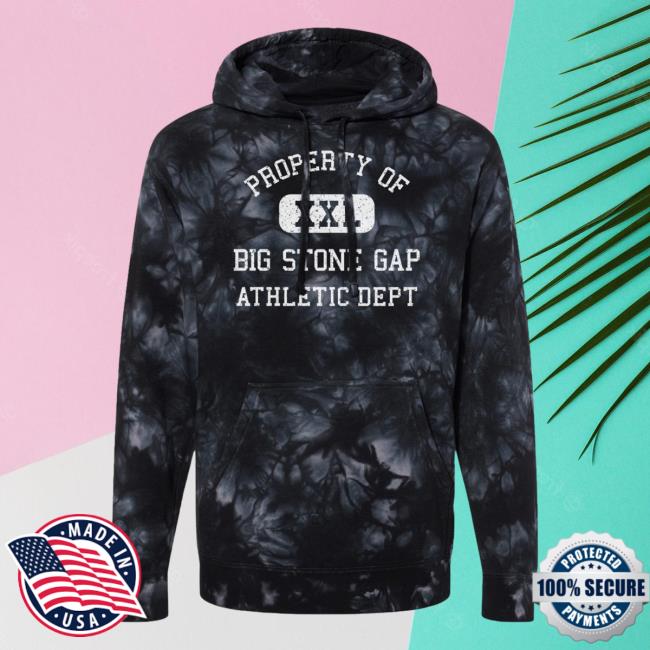 Official Hometown Apparel Clothing Merch Big Stone Gap Virginia Athletic Dept Tie-Dye Hoodies Black Tie Dye