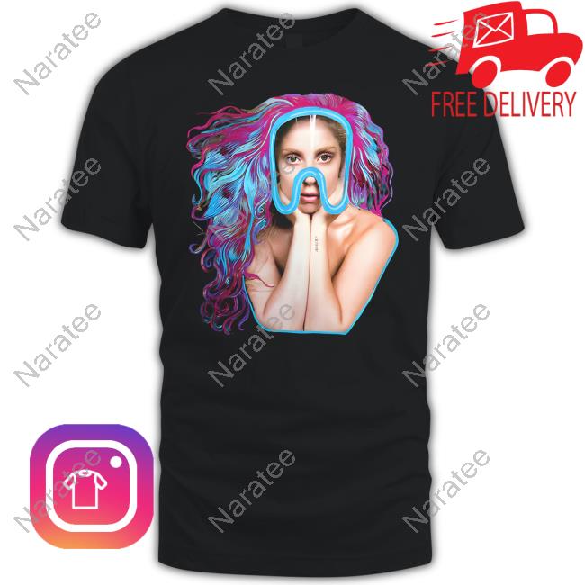 Lady Gaga Artpop Marker Collage Mask Shirt