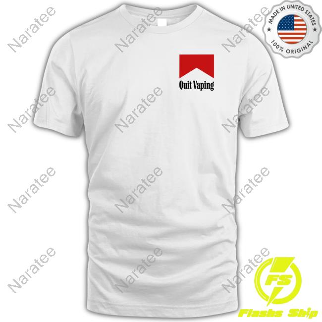 Clintonscloset Merch Quit Vaping Be A Man T Shirt