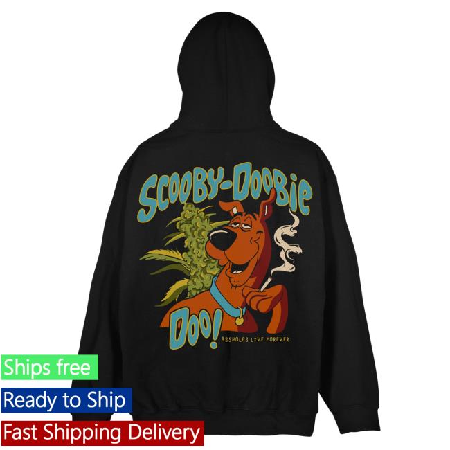 Official Linda Finegold Merch Store Shop Scoobie Doobie Black Hoodie