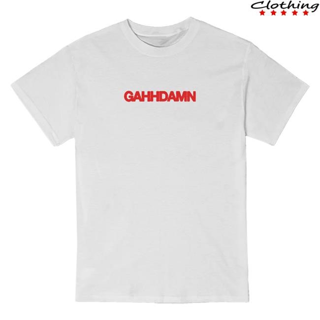 Chase Shakur Merch Gahhdamn White T Shirt