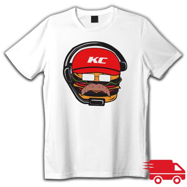 Andy Reid Hamburger Kansas City Chiefs Crewneck Sweatshirt