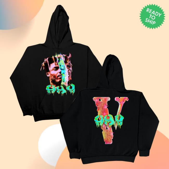 Official Merch Bar 999 Club Store Juice WRLD Fighting Demons Vlone 999 Pullover Sweatshirt Black MerchBar JuiceWRLD 999Club Apparel Clothing Shop