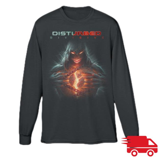 Official Disturbed Merch Disturbed Divisive Hooded Sweatshirt