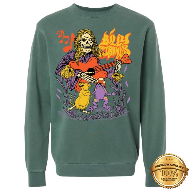 Official Billy Strings Merch Store Skeletar Crewneck Sweatshirt