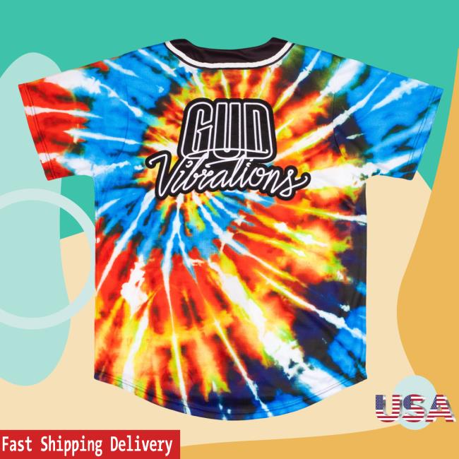 Slander Merch Store Gud Vibrations Tie Dye Jersey Shirt 2023 Slander Merch Store Gud Vibrations Tie Dye Jersey Shirt
