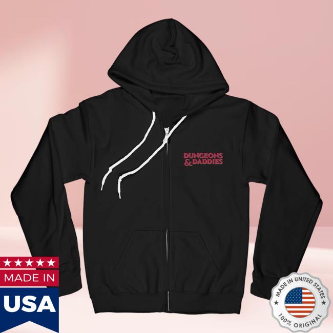 Official Dungeons And Daddies Merch Store Season 2 Full Zip Attractive Hoodie DFTBA Records