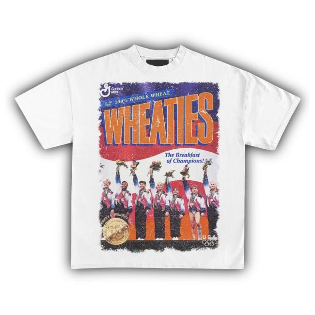 Official Heavyweight Legends Wheaties Women's Gymnastics 1996 Vintage Popover Shirt