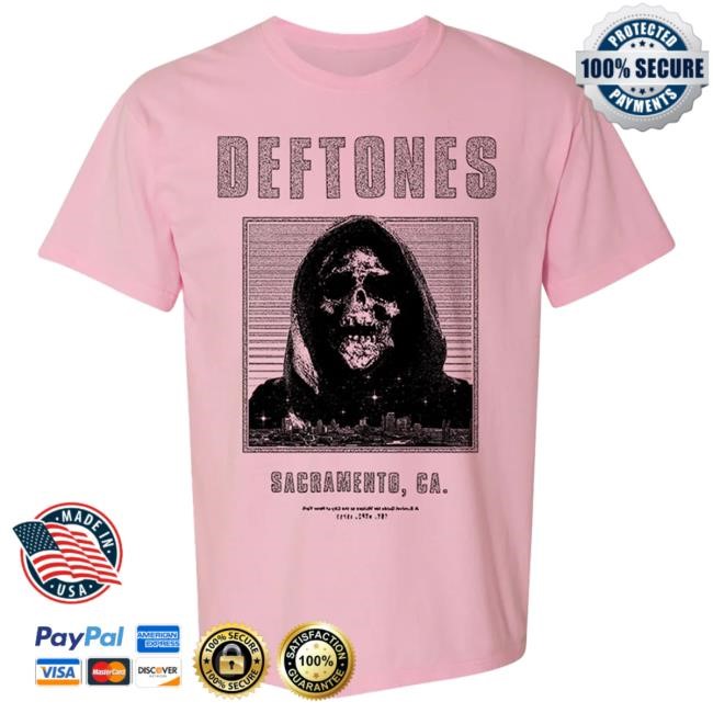 Official Deftones Merch Store Deftones Pink Deathtones Popover Shirt Deftones Shop