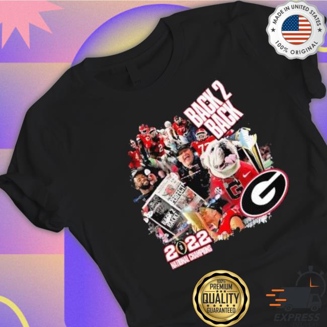 Georgia Bulldogs Back 2 Back 2022 National Champs T-shirt