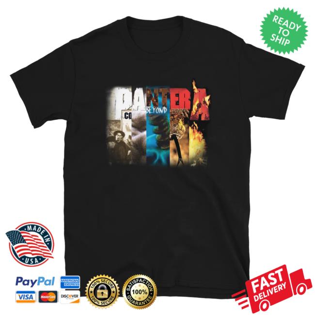 Official Pantera Merch Store Pantera Collage Tees