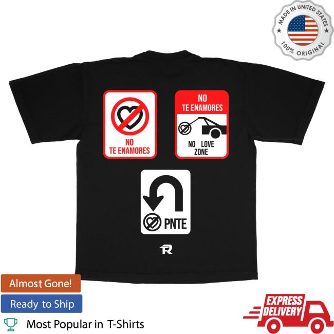 Official Fuerza Regida No Love Zone - Black Shirt 2024 Official Fuerza Regida No Love Zone - Black T-Shirt