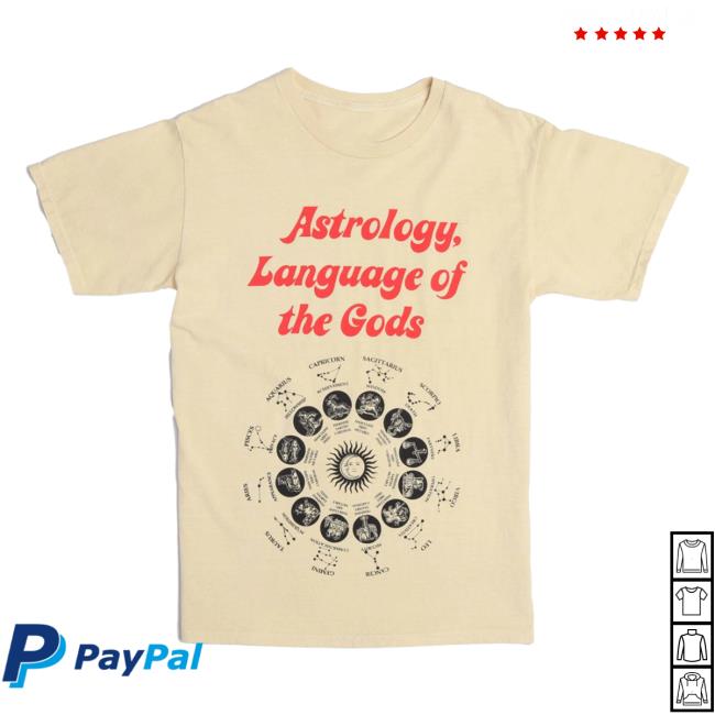Official Altru Apparel Clothing Astrology Language Of Gods Shirt 2023