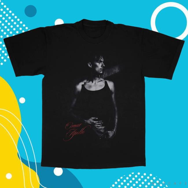 Official Omar Apollo Merch Omar Apollo Black Long Sleeve Shirt