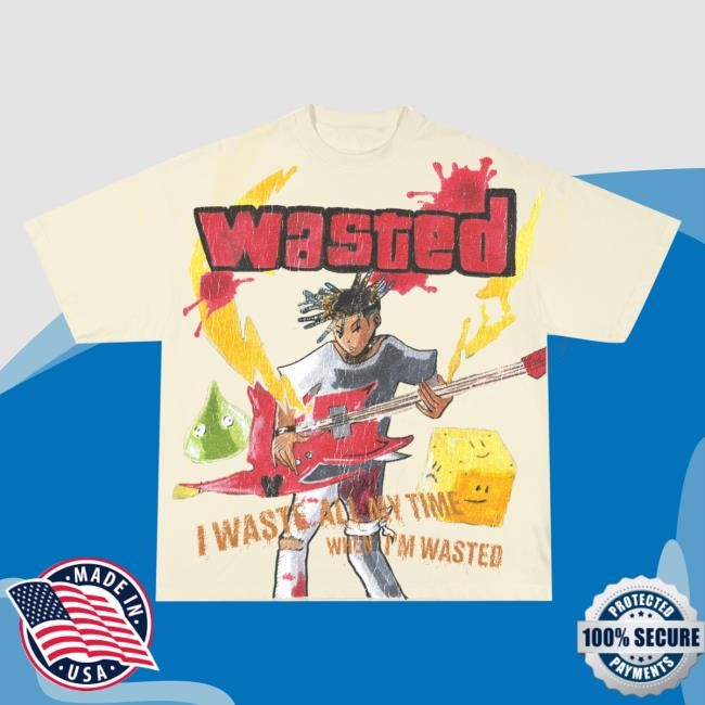 Official Juice Wrld | 999 Club Merch Shop | Wasted Short Sleeve Tee Gbgr | 999Club Clothing Apparel