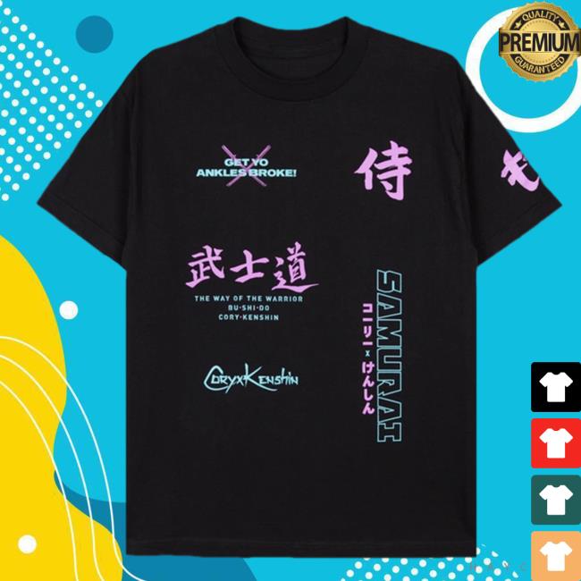 Official Coryxkenshin Merch Blammer Get Yo Ankles Broke Samurai Hot Shirt