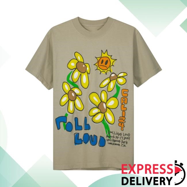 RL X B2SS Sunny Flowers Sand Lineup Short Sleeve Shirt