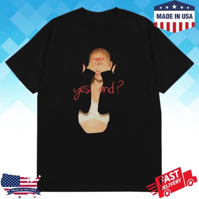 Ariana Grande Merch Yes, And? Black Shirts