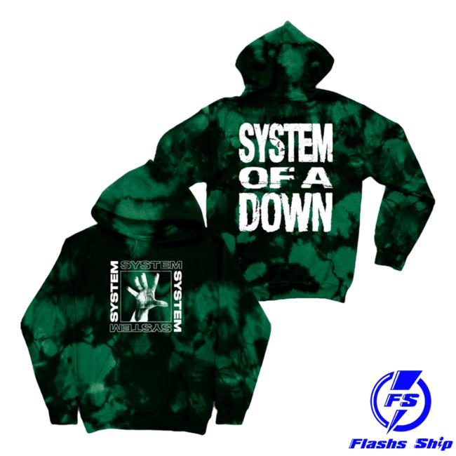 System Of A Down Merch Self-Titled Dyed Pullover Hoodie