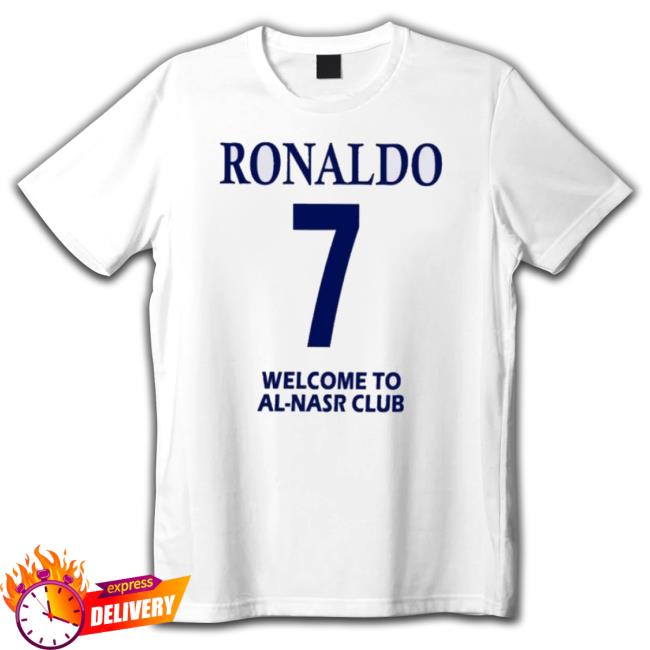 Official Ronaldo Cr7 Welcome To Alnasr Tee Shirt