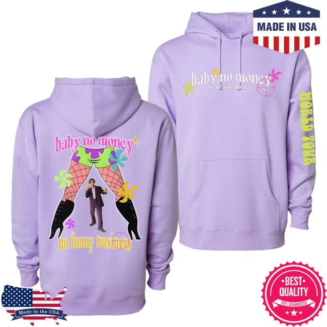 Official Bbno$ Merch Store Bbno$ No Funny Business Sweatshirt Bbno$ Apparel Clothing Shop