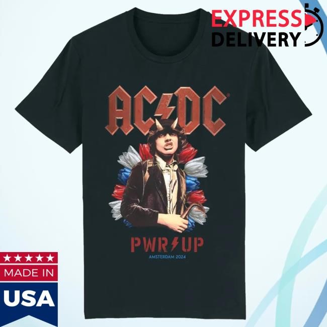 Official Ac Dc Merch Store ACDC 2024 Amsterdam Tour Shirt Ac Dc Shop Acdc Clothing