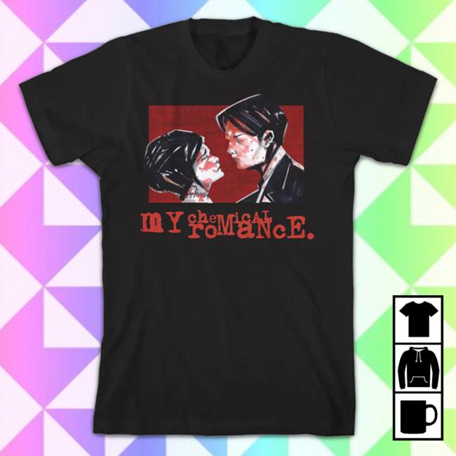 Official Mcr Merch Store Shop Warner Records My Chemical Faces Shirt WarnerRecords