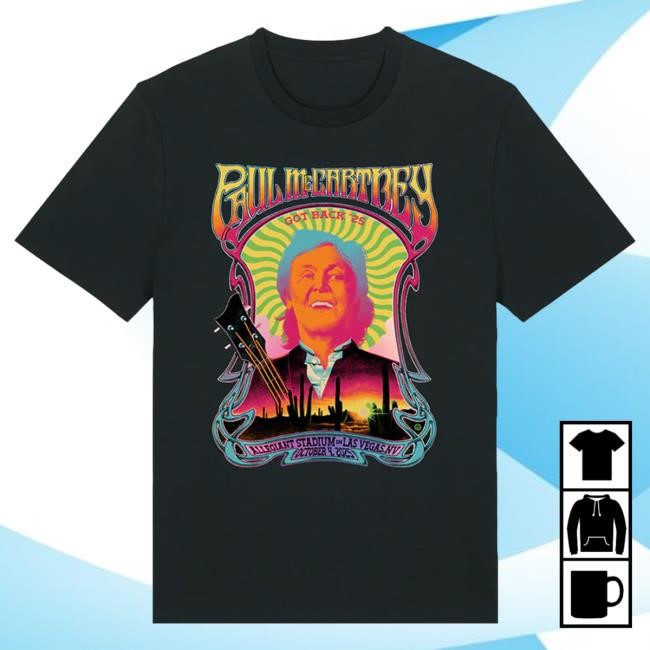 Official Paul Mccartney Merch Store Got Back 2025 Las Vegas Event Tees