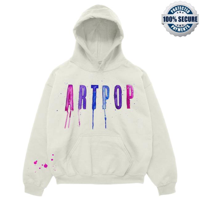 Official Interscope Records Lady Gaga Merch Store Artpop Drip Hood LadyGaga Apparel Clothing Shop
