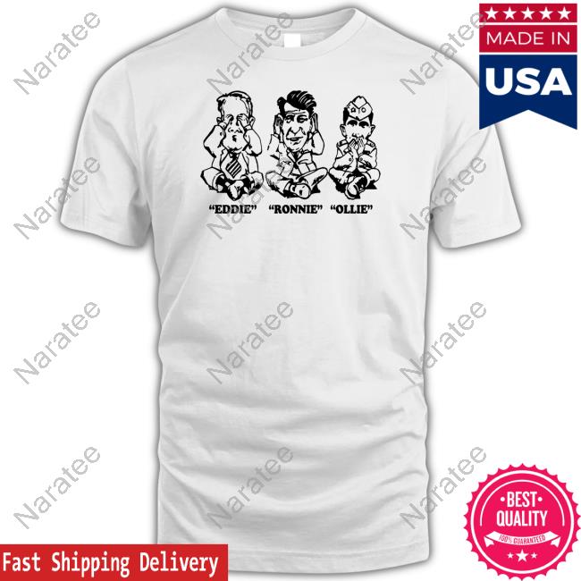 Official Bread And Water Print Eddie Ronnie Ollie Long Sleeve Tee
