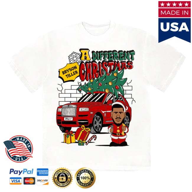 Official Bryson Tiller Merch Store Trapsoul A Different Christmas Shirt 2024 Bryson Tiller Clothing Shop Trap Soul